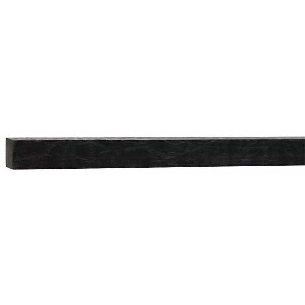 USA Industrials BULK-PS-ACB-1051 Plastic Bar Acetal, 1/2" Thick, 48" Long, Black