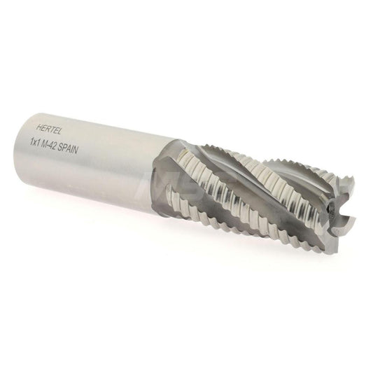 Hertel 06821722 Roughing End Mill 1" Dia, 5 Flute, Single End, Cobalt