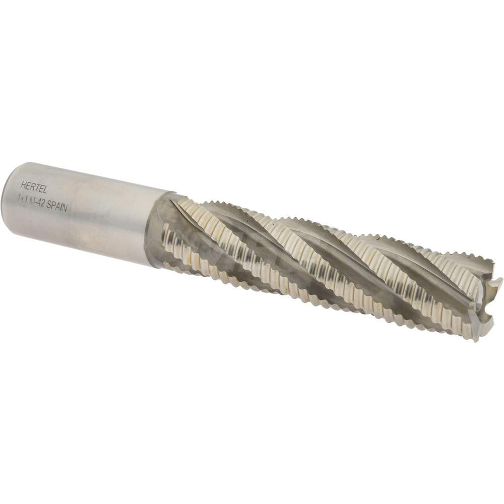 Hertel 06821821 Roughing End Mill 1" Dia, 5 Flute, Single End, Cobalt