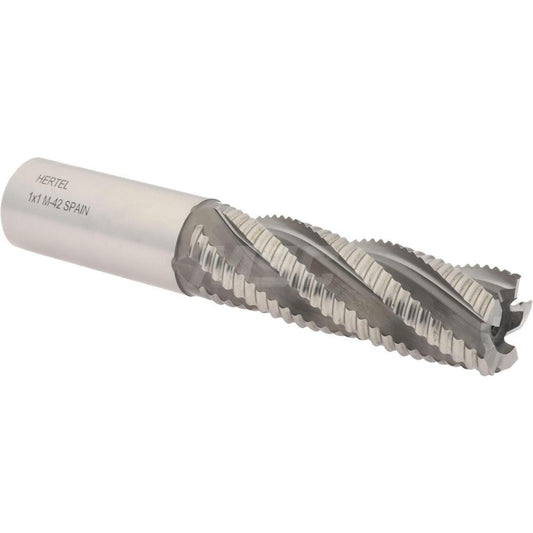 Hertel 06821904 Roughing End Mill 1" Dia, 5 Flute, Single End, Cobalt