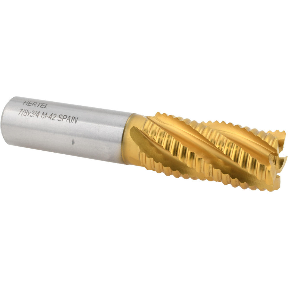 Hertel 06822035 Roughing End Mill 7/8" Dia, 5 Flute, Single End, Cobalt