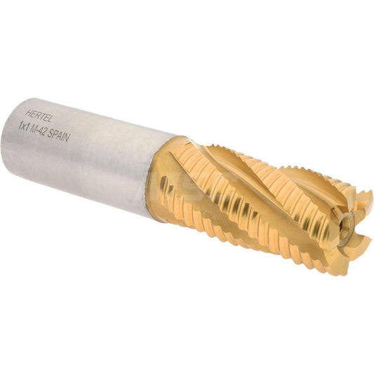 Hertel 06822050 Roughing End Mill 1" Dia, 5 Flute, Single End, Cobalt