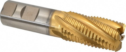 Hertel 06822068 Roughing End Mill 1-1/8" Dia, 6 Flute, Single End, Cobalt