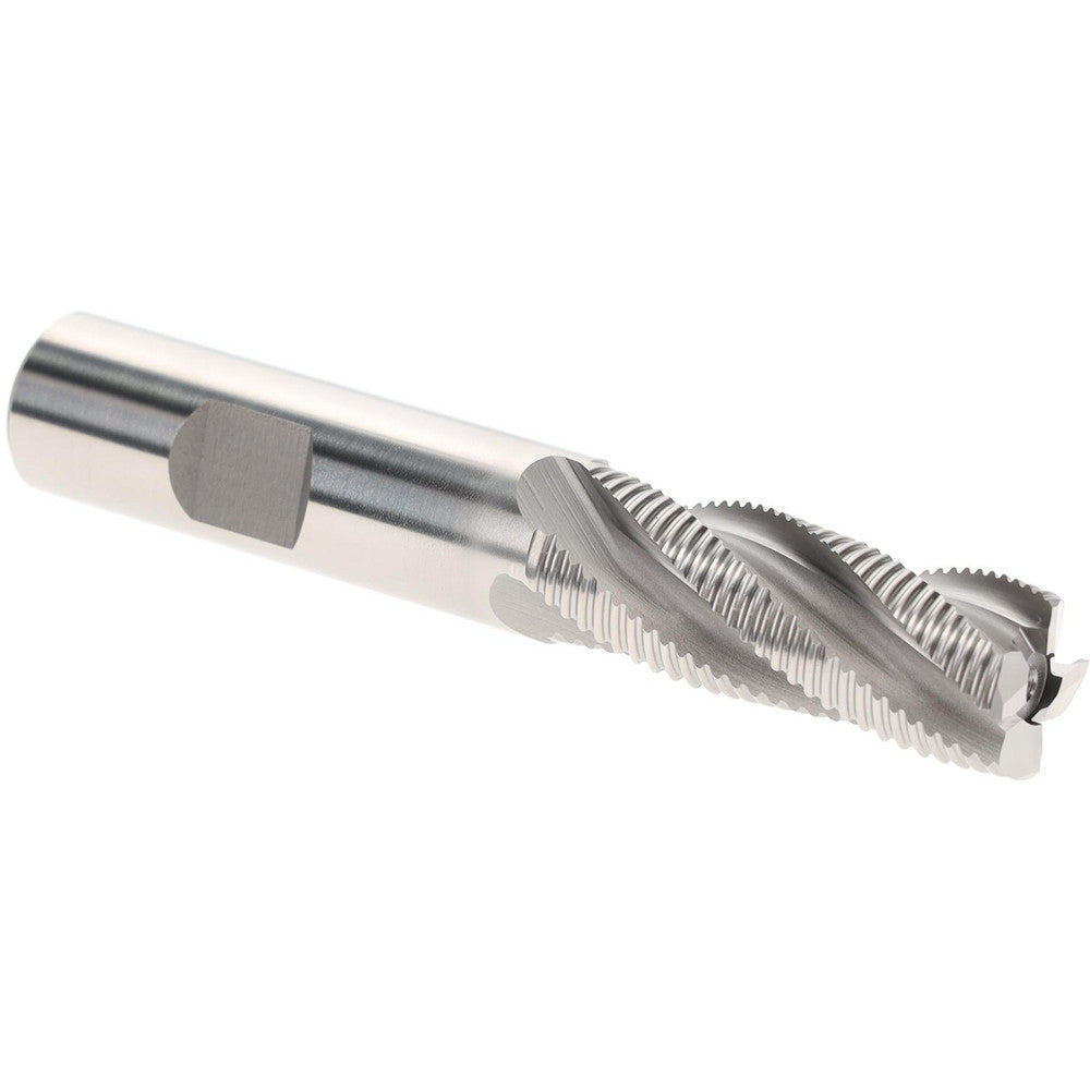 Hertel 06822308 Roughing End Mill 5/8" Dia, 4 Flute, Single End, Cobalt