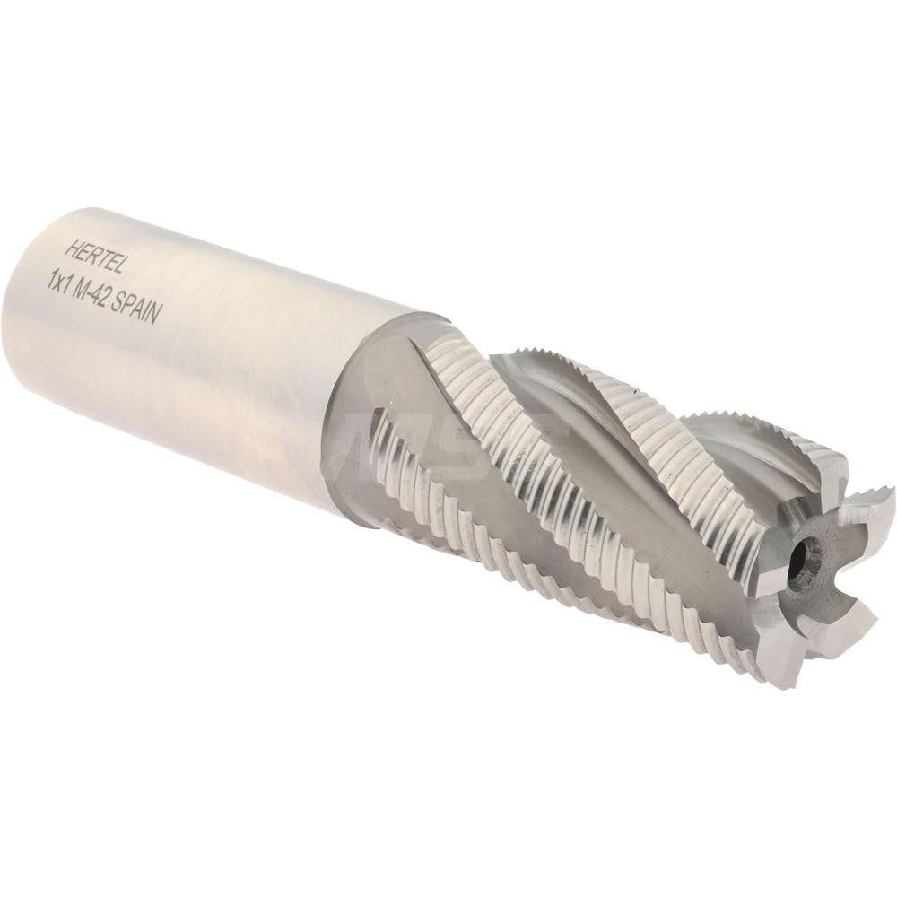 Hertel 06822365 Roughing End Mill 1" Dia, 5 Flute, Single End, Cobalt