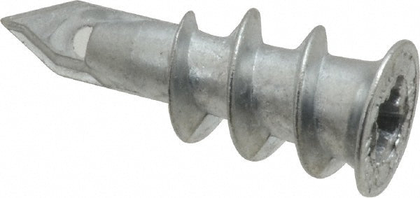ITW Buildex 560149 7/16" Diam x 1-1/4" OAL, #6 to #8 Screw, Zinc Self Drilling Drywall & Hollow Wall Anchor