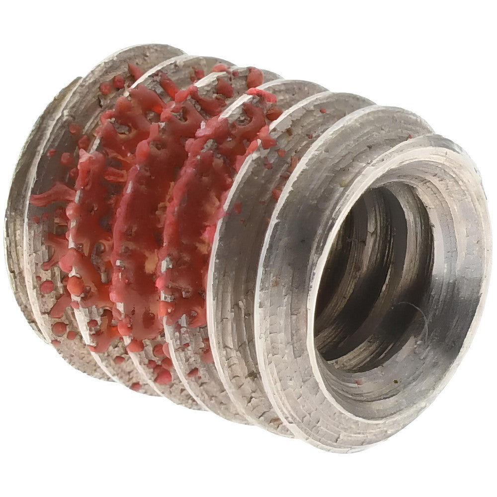 NORTHWESTERN TOOLS INC 29102 Thread Locking Insert #6-32 Internal Thread, #12-28 External Thread, UNC, 1/4" OAL, Thread Repair