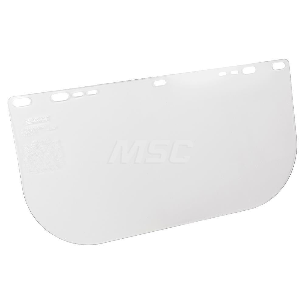Jackson Safety 29109 Face Shield Windows & Screens Face Shield, Clear, 8" High, 0.06" Thick