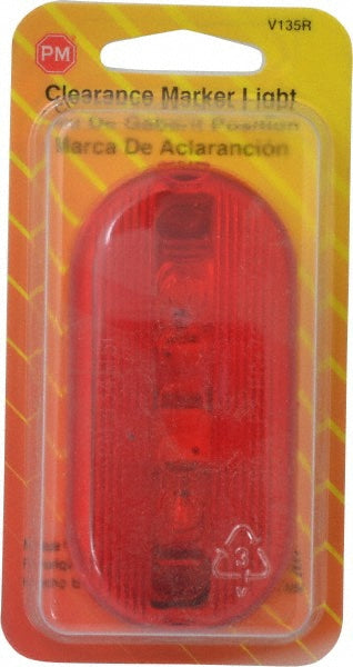 Peterson V135R 4-1/8" Long x 2" Wide, Red Lens & Reflector