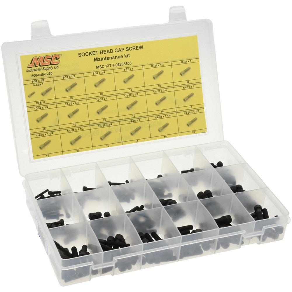 Value Collection NFC-KIT239 190 Piece Steel Socket Head Cap Screws