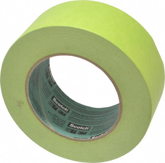 Scotch 7000126658 Masking Tape 2" Wide, 60 yd Long, 6 mil Thick, Green