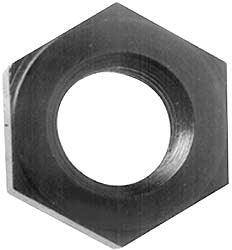 Te-Co Inc 42205 Hex Jam Lock Nut 1/2-13, Alloy Steel, Black Oxide Finish
