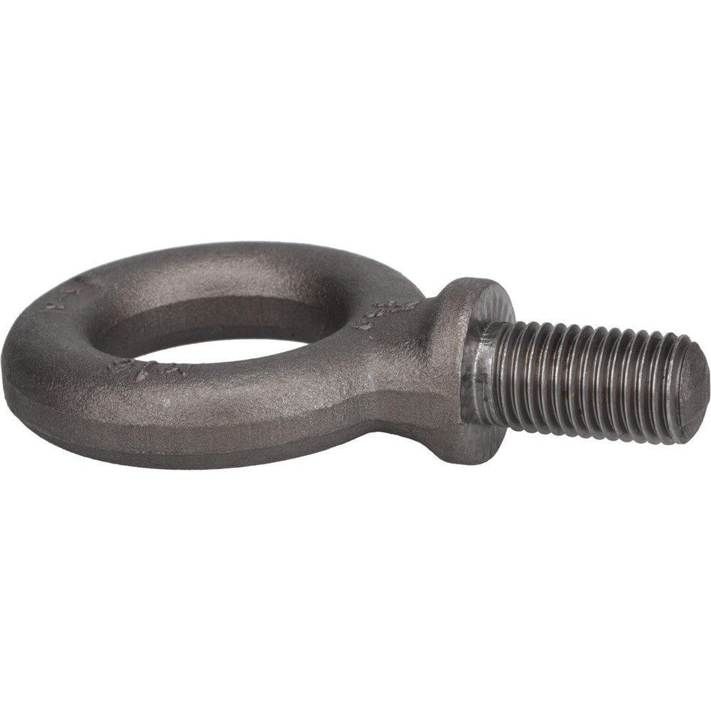 Edward W. Daniel Co 14016M Fixed Lifting Eye Bolt With Shoulder, 3.52 lb Capacity, M16 x 2.00 Thread, Grade 1030 Steel