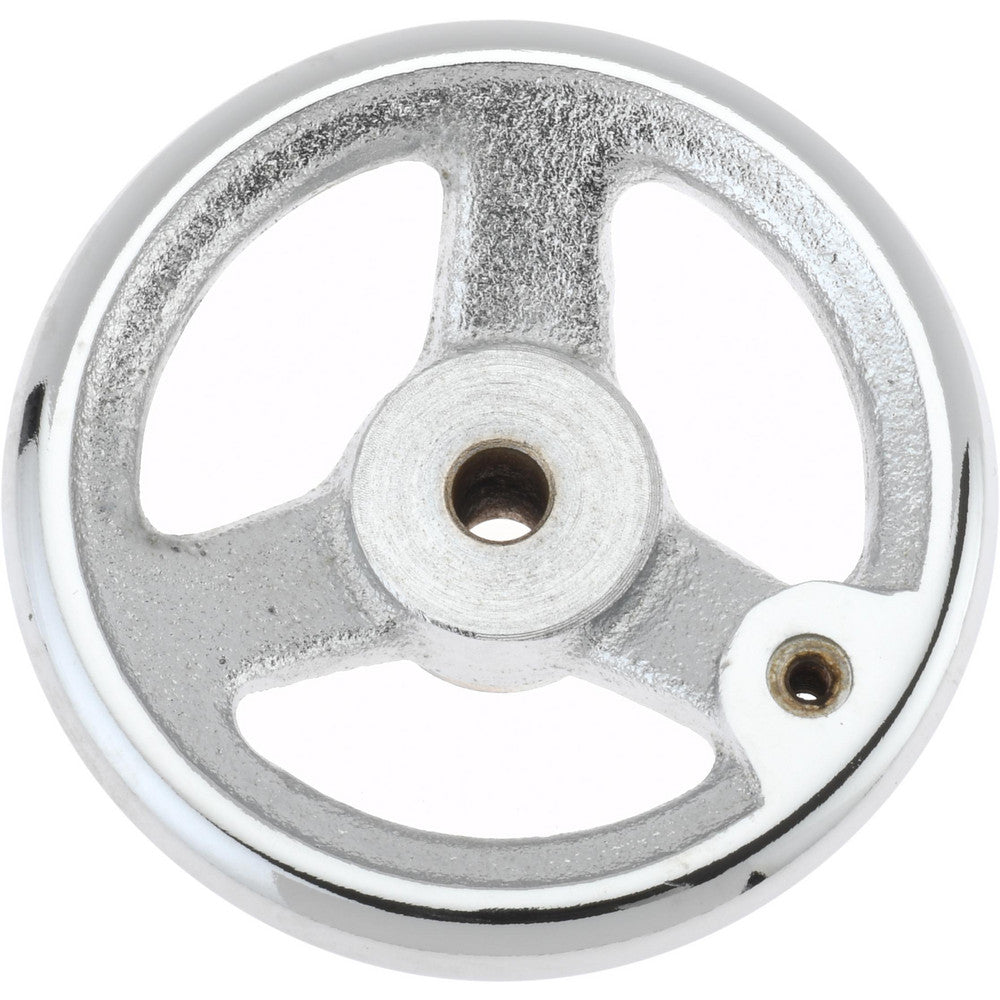 Gibraltar A23-4-G Spoked Offset Handwheel 3/8" Bore, Chrome-Plated