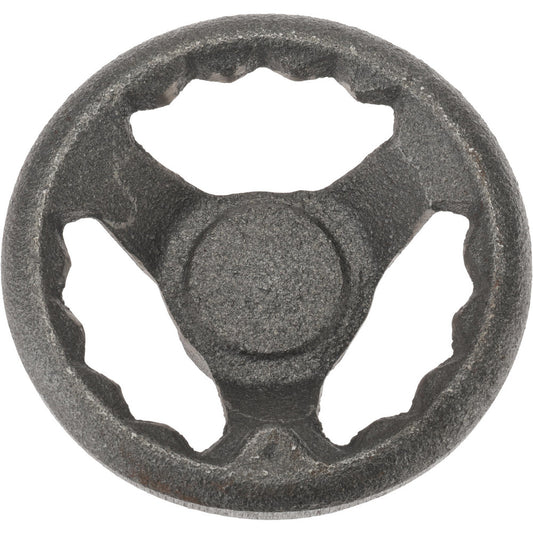 Gibraltar CIHW-7500-5-G Spoked Offset Handwheel Plain Finish