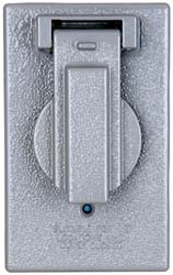 Cooper Crouse-Hinds TP7202 Weather Proof Electrical Box Cover Aluminum