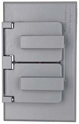 Cooper Crouse-Hinds TP7233 Weather Proof Electrical Box Cover Aluminum