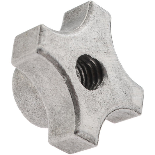 NORTHWESTERN TOOLS INC 28101 1-1/8" Diam, 1/4-20 Thread, 5/8" High, Cast Steel, Cadmium Plated, Quick Acting Hand Knob