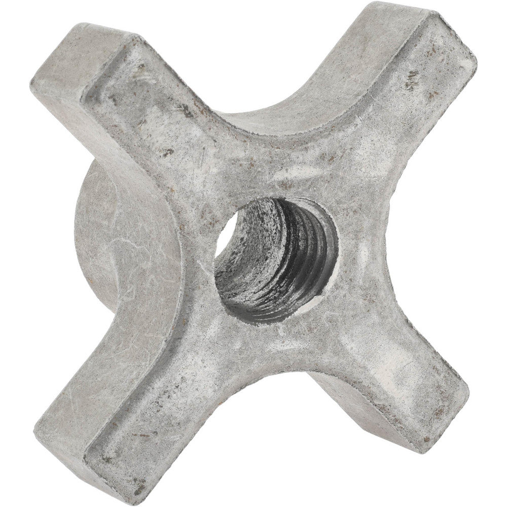 NORTHWESTERN TOOLS INC 28105 3" Diam, 5/8-11 Thread, 1-1/4" High, Cast Steel, Cadmium Plated, Quick Acting Hand Knob