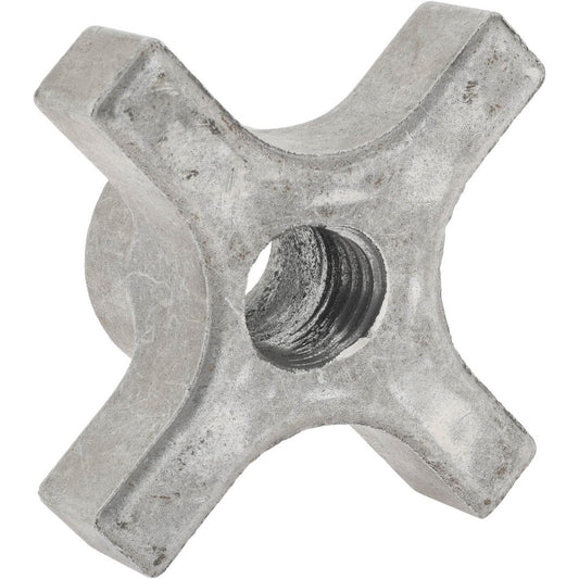 NORTHWESTERN TOOLS INC 28105 3" Diam, 5/8-11 Thread, 1-1/4" High, Cast Steel, Cadmium Plated, Quick Acting Hand Knob