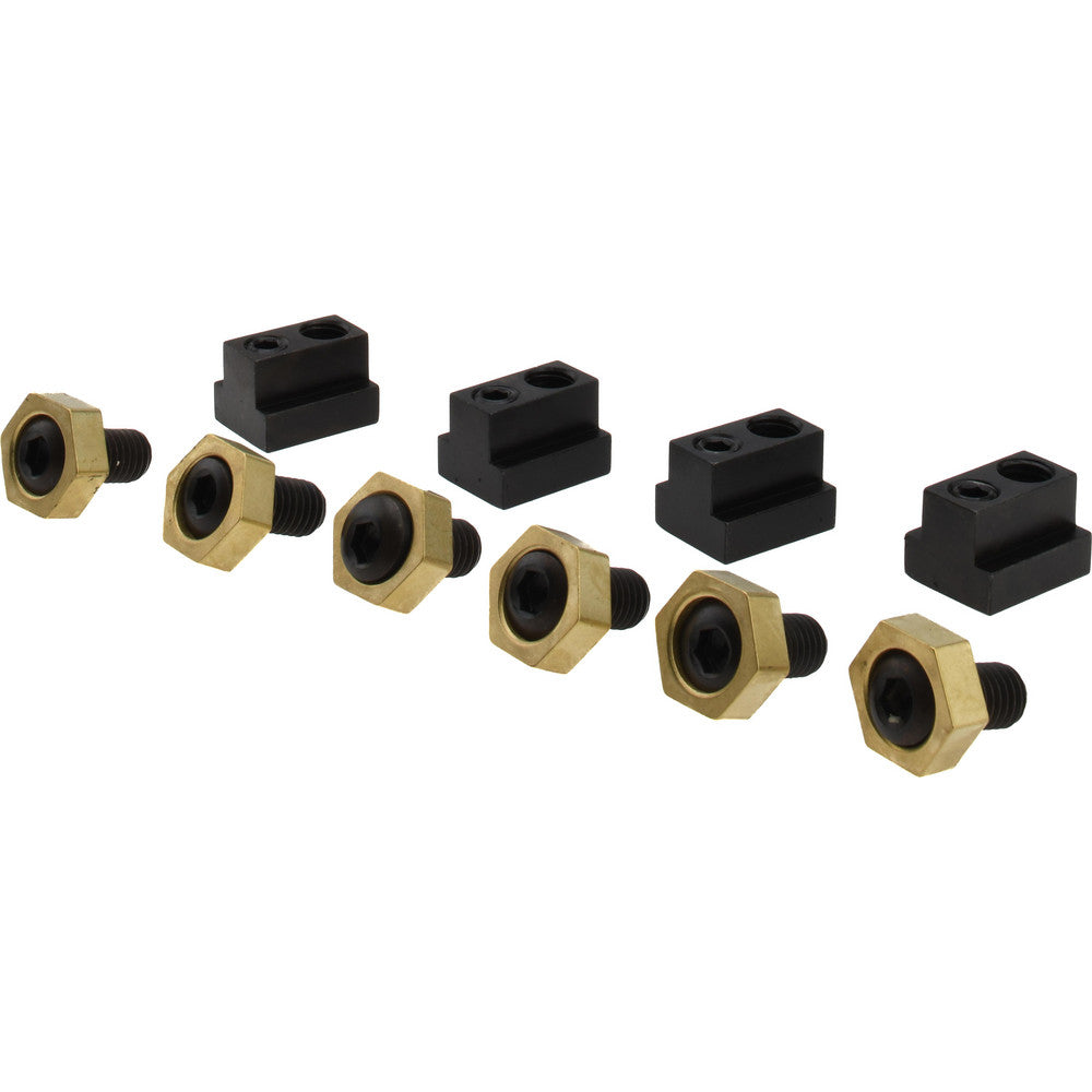 Mitee-Bite 10644 Fixture Clamp T-Slot Set 12 Pc, 1/2-13 Stud Thread, 5/8" T-Slot, 1" Step Block Width