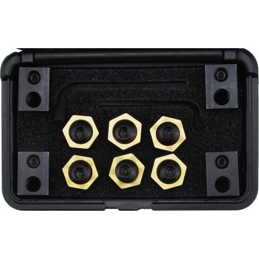 Mitee-Bite 10646 Fixture Clamp T-Slot Set 12 Pc, 1/2-13 Stud Thread, 11/16" T-Slot, 1" Step Block Width