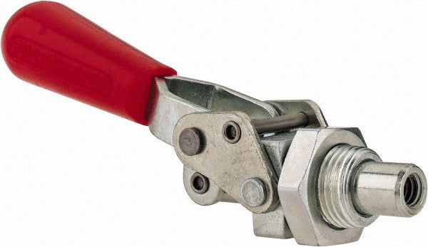 De-Sta-Co 602 Standard Straight Line Action Clamp 200 lb Load Capacity, 0.75" Plunger Travel, Mounting Plate Base, Carbon Steel