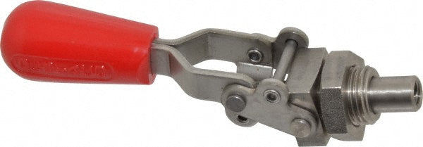 De-Sta-Co 602-SS Standard Straight Line Action Clamp 200 lb Load Capacity, 0.75" Plunger Travel, Mounting Plate Base, Stainless Steel