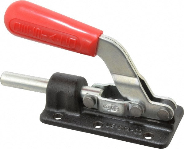 De-Sta-Co 607 Standard Straight Line Action Clamp 800 lb Load Capacity, 1.63" Plunger Travel, Flanged Base, Carbon Steel