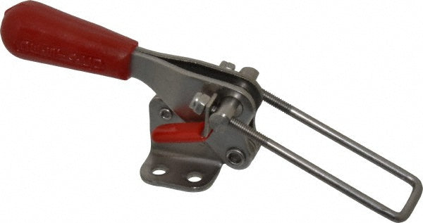 De-Sta-Co 324-SS Pull-Action Latch Clamp Vertical, 500 lb, U-Hook, Flanged Base