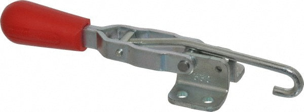 De-Sta-Co 330 Pull-Action Latch Clamp Horizontal, 200 lb, J-Hook, Flanged Base