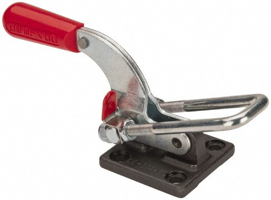 De-Sta-Co 375 Pull-Action Latch Clamp Horizontal, 4,000 lb, U-Hook, Flanged Base