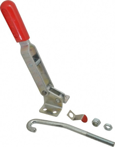 De-Sta-Co 381 Pull-Action Latch Clamp Horizontal, 1,000 lb, J-Hook, Flanged Base