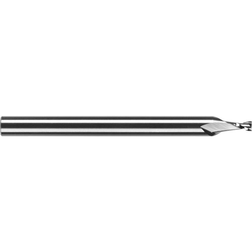 RobbJack SS-2-031 Square End Mill 1/32" Dia, 2 Flute, Solid Carbide