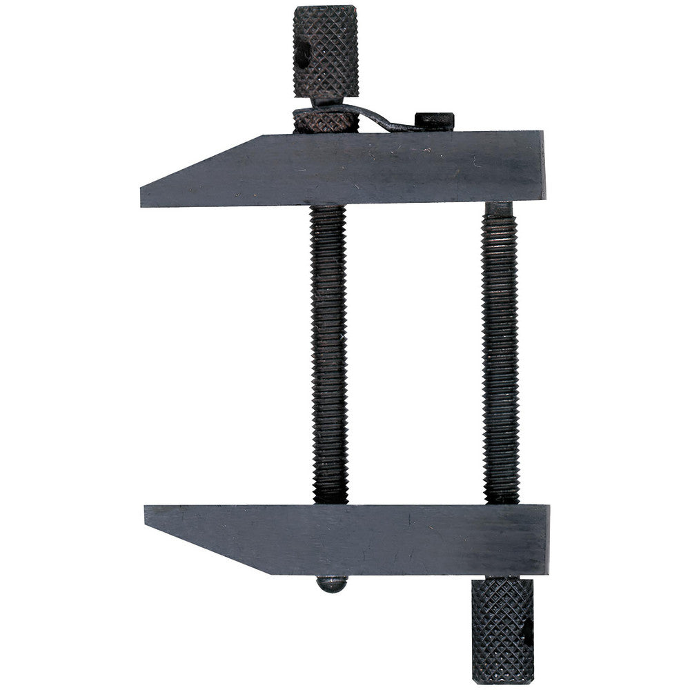Fowler 52-465-005-0 Parallel Clamps Maximum Capacity (Inch) 1.25  Jaw Length 2in  Clamping Action Squeeze  Arm Material Hardened Steel  Throat Depth 2in  Thread Size 10-32