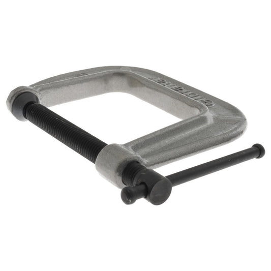 Gibraltar CCM00434 C-Clamp 2-1/2" Max Opening, 1-7/16" Throat Depth, Light-Duty, Cast Iron Body, Malleable Iron Anvil