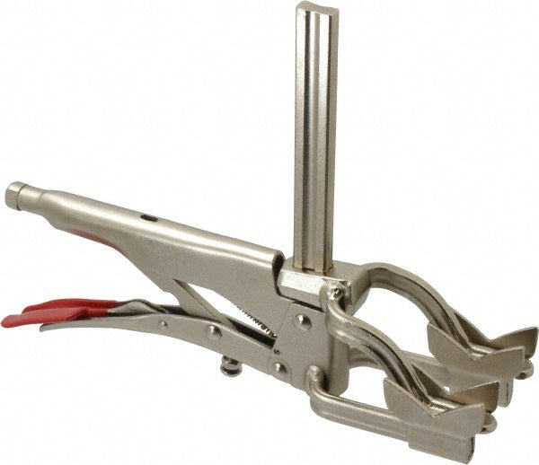 Bessey SG24-PC 4-1/2" Pipe, 2-3/4" Throat Depth, 310 Lb Pressure, Steel Rail, Cradle Pipe Clamp