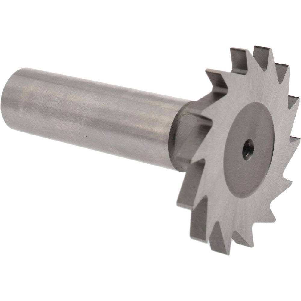 Moon Cutters Co. NWKY137-18 Woodruff Keyseat Cutter 1.375" Cut Dia, 0.125" Cut Width, 1/2" Shank Dia, Straight Tooth