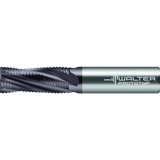 Walter-Prototyp 8416751 Roughing End Mills Mill Diameter (Fractional Inch) 1/4  Number Of Flutes 4  End Mill Material Solid Carbide  Length of Cut 3/4 (Inch) Coating/Finish TiAlN/THL  Shank Diameter (Inch) 1/4