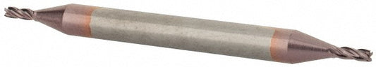 Kyocera SGS Precision Tools 39603 Square End Mill 3/64" Dia, 3/32" LOC, 4 Flute, Solid Carbide