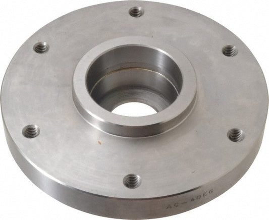 Buck Chuck Company A6-4DEG Lathe Chuck Adapter Back Plate 6" Chuck, for Self-Centering Chucks