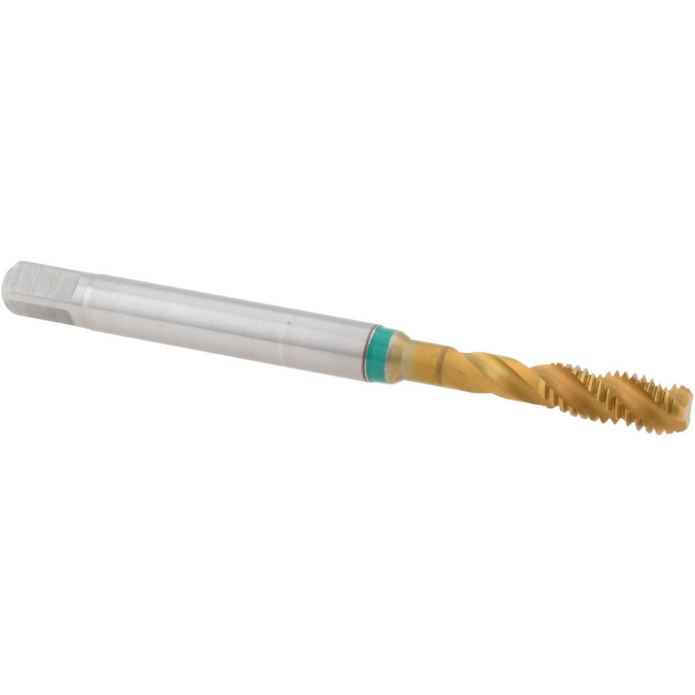 Guhring 9039880035050 #6-32 UNC, 3 Flute, 40&deg Helix, Modified Bottoming Chamfer, TiN Finish, Cobalt Spiral Flute STI Tap