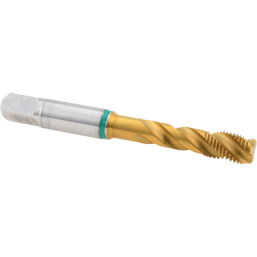 Guhring 9039890063500 1/4-28 UNF, 3 Flute, 40&deg Helix, Modified Bottoming Chamfer, TiN Finish, Cobalt Spiral Flute STI Tap