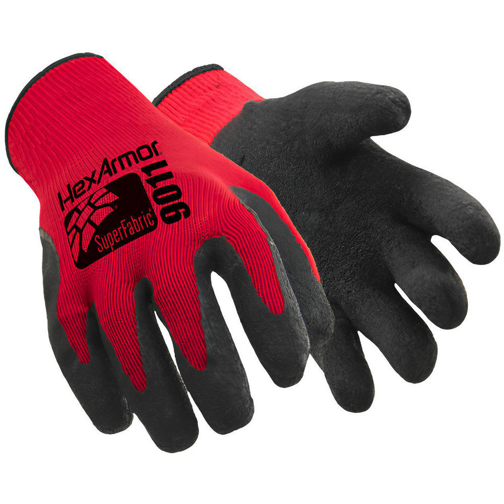 HexArmor 9011-L (9) Cut & Puncture-Resistant Gloves Size L, ANSI Cut A7, ANSI Puncture 5, Latex & Rubber, Cotton