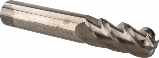 Accupro 07062441 Corner Radius End Mill 3/8" Dia, 7/8" LOC, 1/8" Radius, 4 Flutes, Solid Carbide
