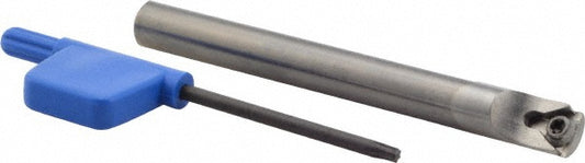 Iscar 3602009 Indexable Boring Bar MG 08-STFPR-09X, 9.50 mm Min Bore, Right Hand, 8.00 mm Shank Dia, 91 deg Lead, Solid Carbide