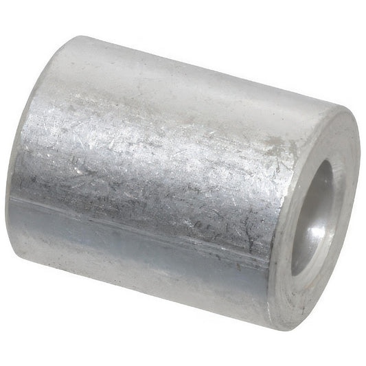 Electro Hardware S1367-M04-F16-K Round Circuit Board Spacer 1/4" Screw, 5/8" OAL, 0.257" ID, 1/2" OD, Aluminum