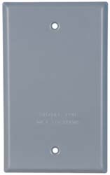 Cooper Crouse-Hinds TP7292 Weather Proof Electrical Box Cover Aluminum