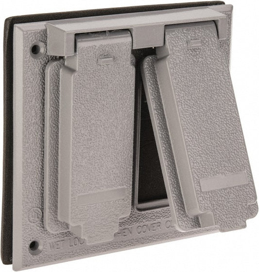 Cooper Crouse-Hinds TP7252 Weather Proof Electrical Box Cover Aluminum
