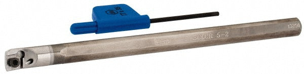 Iscar 3601946 Indexable Boring Bar E-SCLCR 5-2, 0.3930" Min Bore, Right Hand, -5 deg Lead